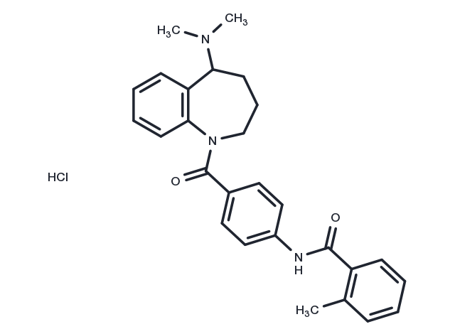 Mozavaptan hydrochloride Chemical Structure