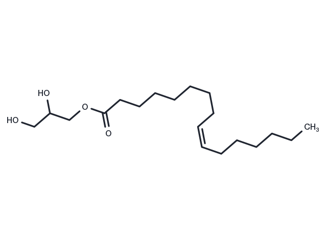 1-Palmitoleoyl glycerol Chemical Structure