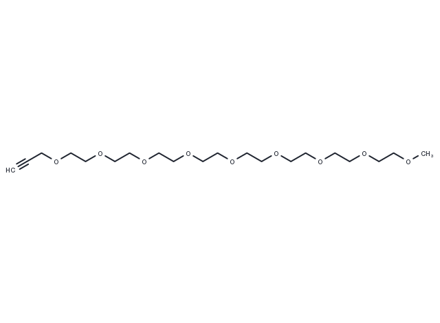 m-PEG8-O-alkyne Chemical Structure