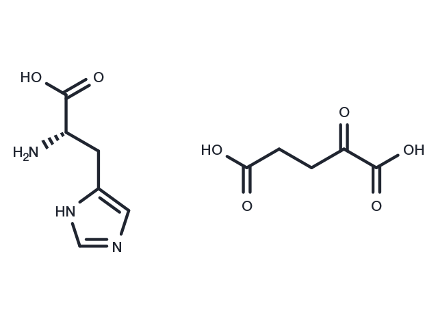 Histidine oxoglurate Chemical Structure