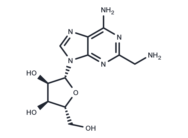 2-Aminomethyl   adenosine Chemical Structure