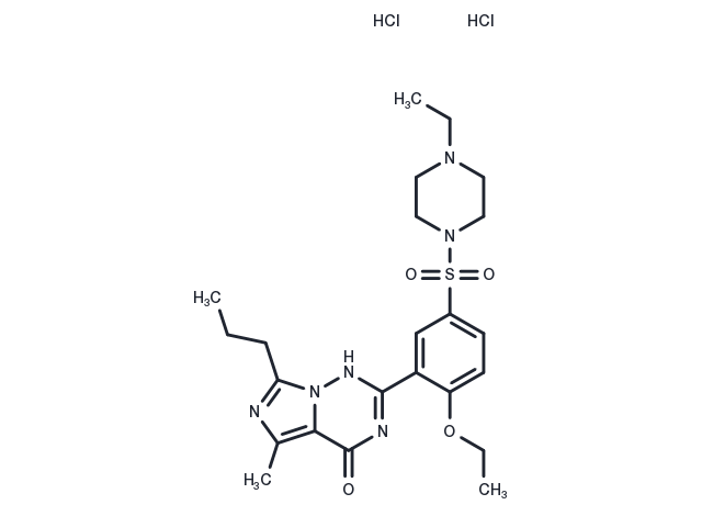 Vardenafil dihydrochloride Chemical Structure