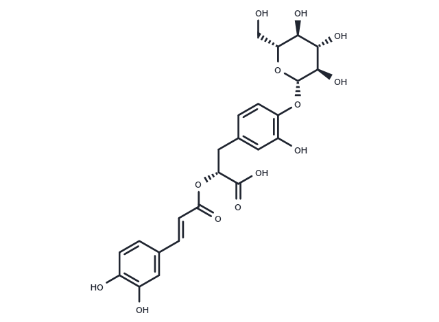 Rosmarinyl glucoside Chemical Structure