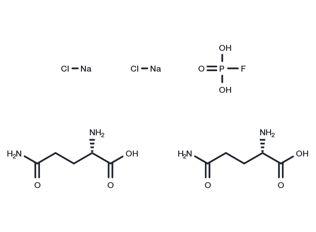 Glutamine monofluorophosphate Chemical Structure