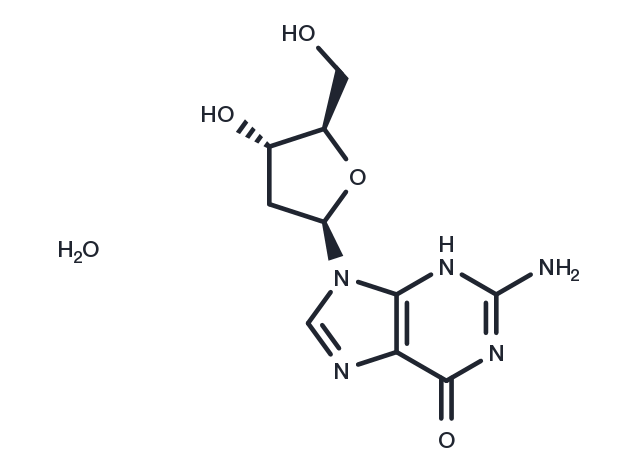 2'-Deoxyguanosine monohydrate Chemical Structure