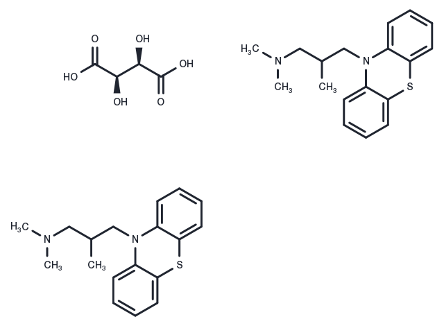 Alimemazine hemitartrate Chemical Structure