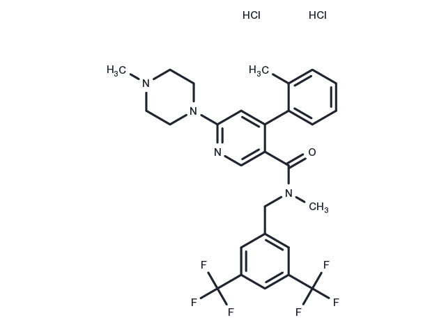 Imnopitant dihydrochloride Chemical Structure