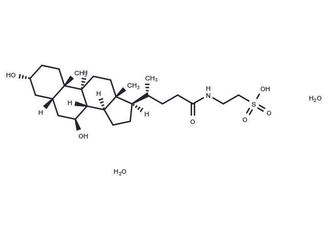 Tauroursodeoxycholate dihydrate Chemical Structure
