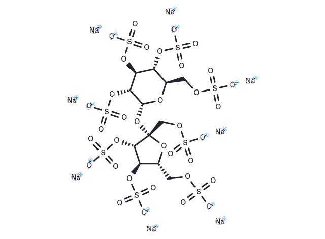 Sucrose octasulfate sodium Chemical Structure