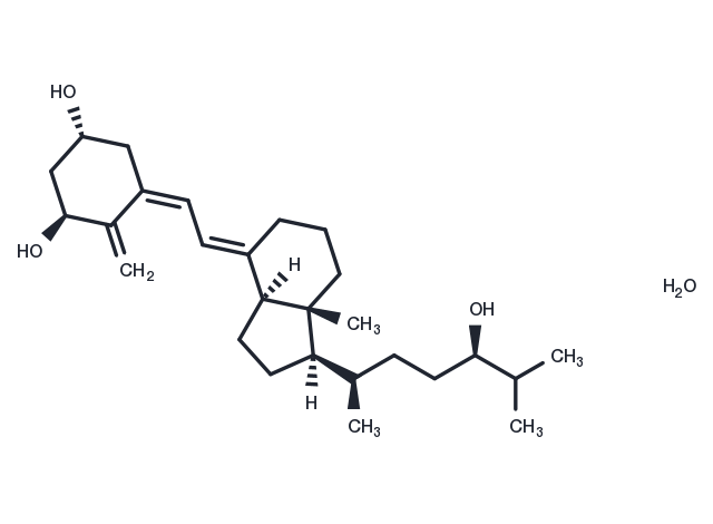 Tacalcitol monohydrate Chemical Structure