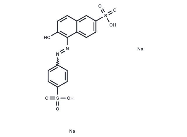 Sunset Yellow FCF Chemical Structure
