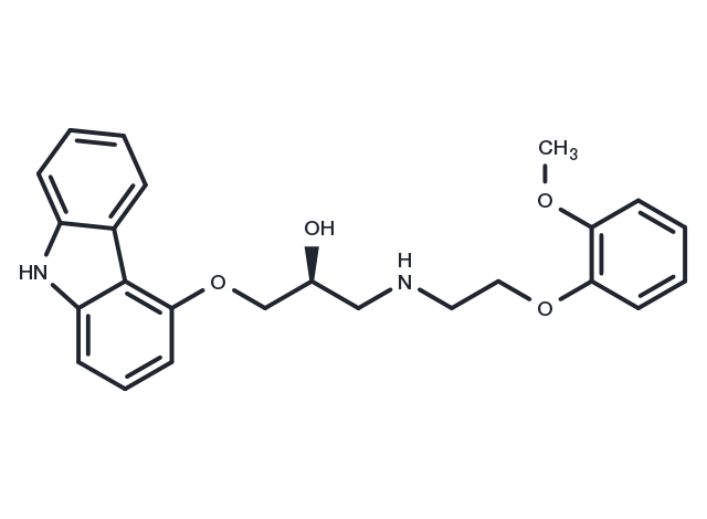 (S)-Carvedilol Chemical Structure