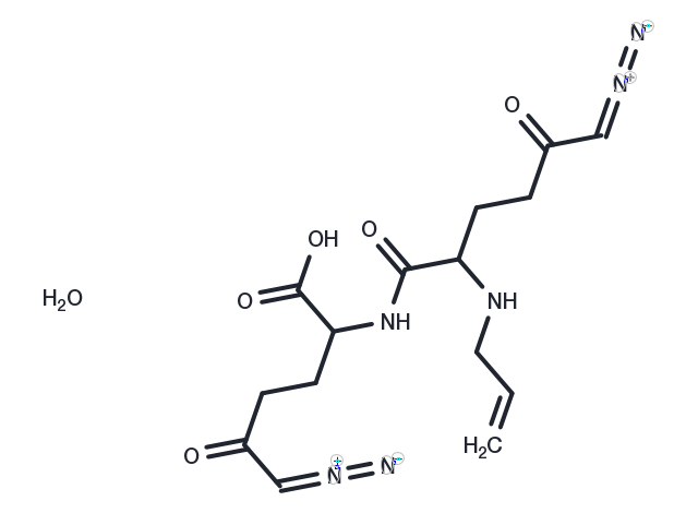 Alazopeptin monohydrate Chemical Structure