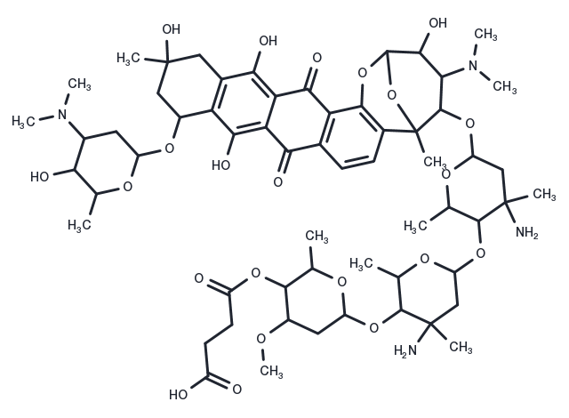Avidinorubicin Chemical Structure