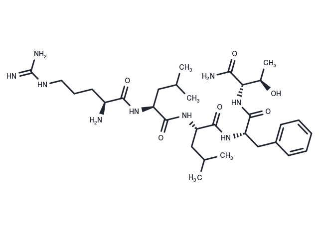 RLLFT-NH2 Chemical Structure