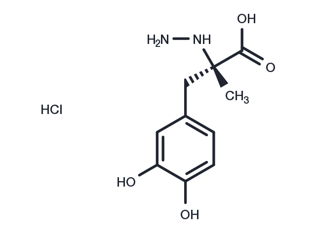 Carbidopa hydrochloride Chemical Structure