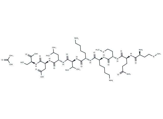 Anti-Inflammatory Peptide 1 Acetate Chemical Structure