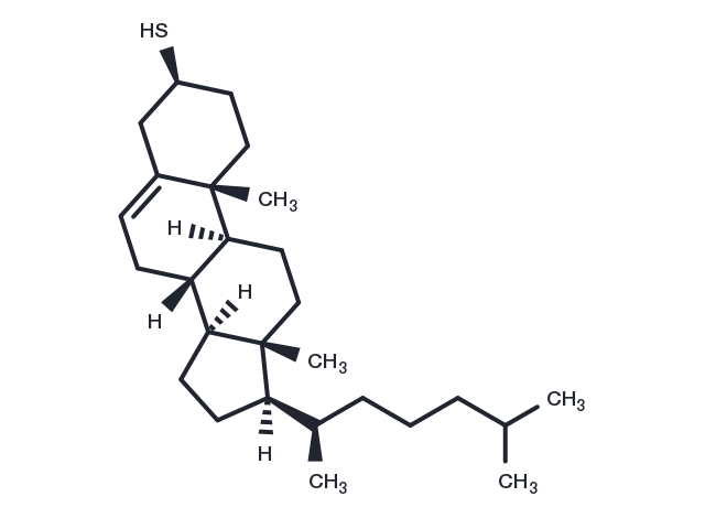 Thiocholesterol Chemical Structure