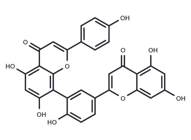 Amentoflavone Chemical Structure