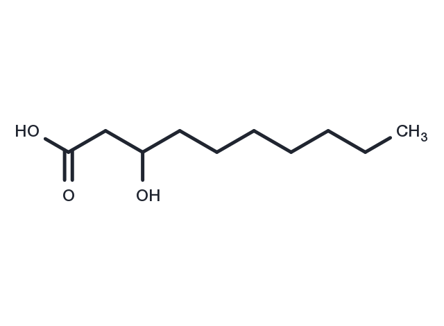 3-Hydroxycapric acid Chemical Structure