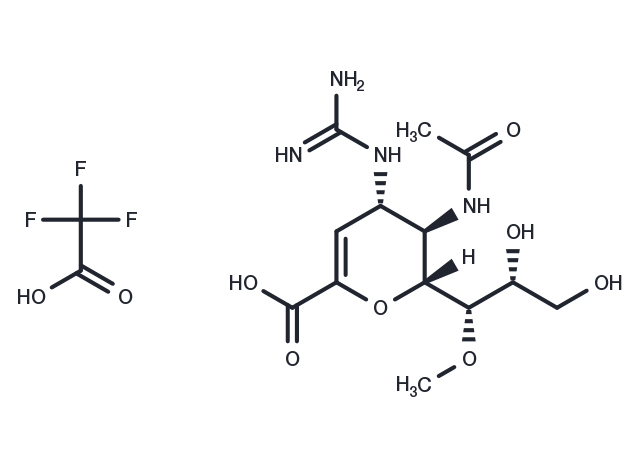 Laninamivir trifluoroacetate Chemical Structure