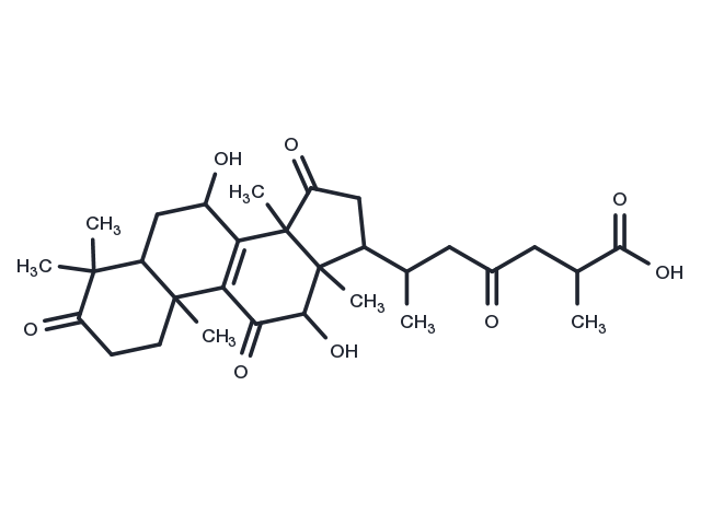 Ganoderic acid D2 Chemical Structure