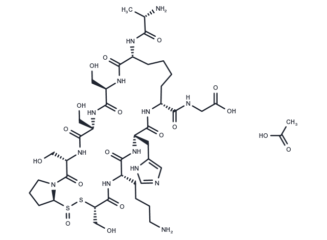 Transdermal Peptide Disulfide Acetate Chemical Structure
