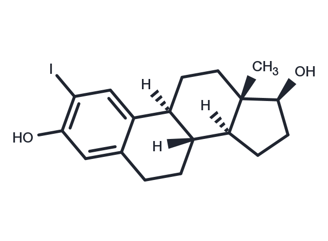 2-Iodoestradiol Chemical Structure