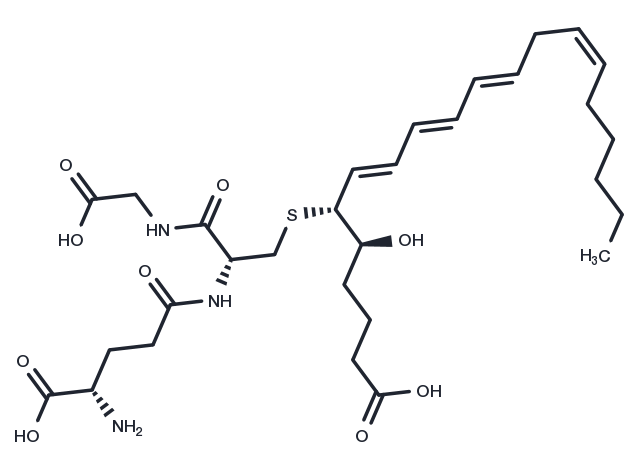 11-trans Leukotriene C4 Chemical Structure