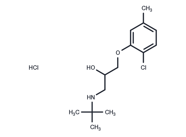 Bupranolol HCl Chemical Structure