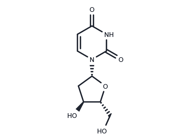 2'-Deoxyuridine Chemical Structure