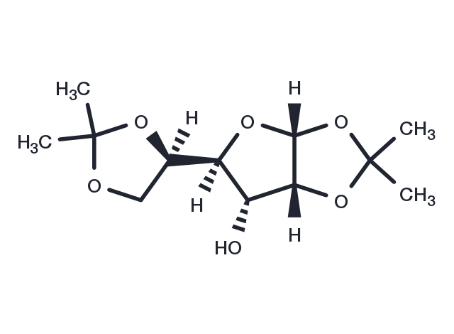 1,2:5,6-Di-O-isopropylidene-alpha-D-ribo-hexofuranose Chemical Structure