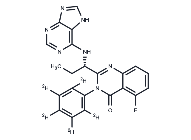 Idelalisib D5 Chemical Structure