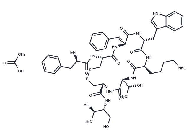 Octreotide Acetate Chemical Structure