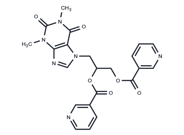 Diniprofylline Chemical Structure