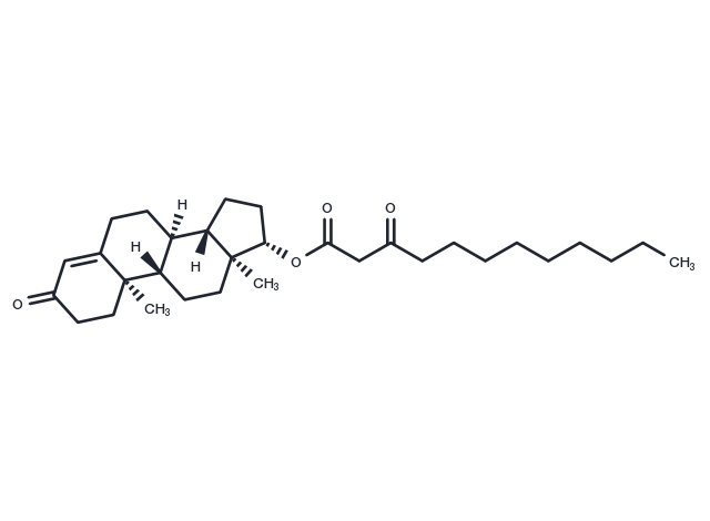 Testosterone ketolaurate Chemical Structure