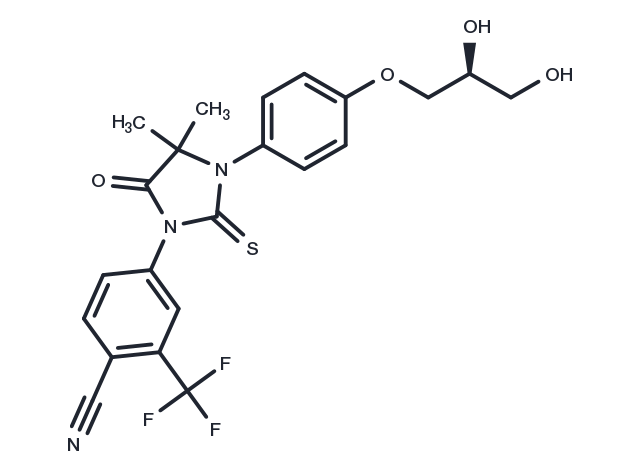 Rezvilutamide Chemical Structure