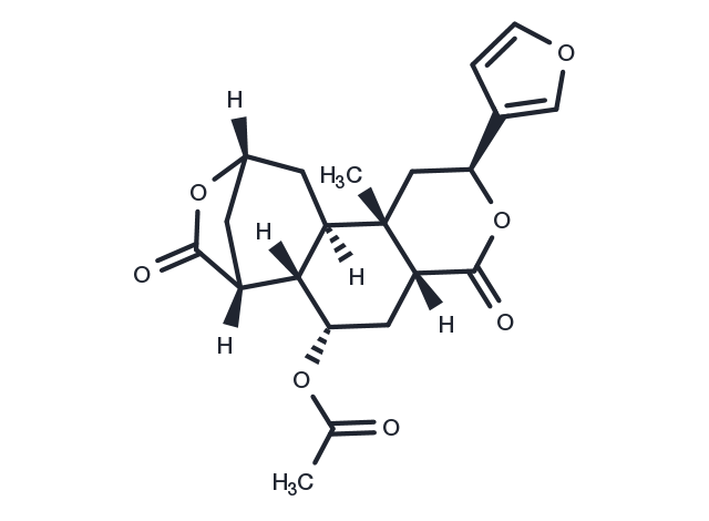 8-Epidiosbulbin E acetate Chemical Structure