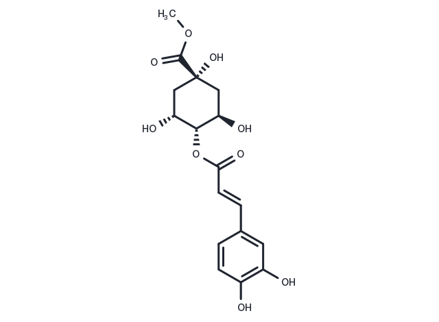 Methyl 4-caffeoylquinate Chemical Structure