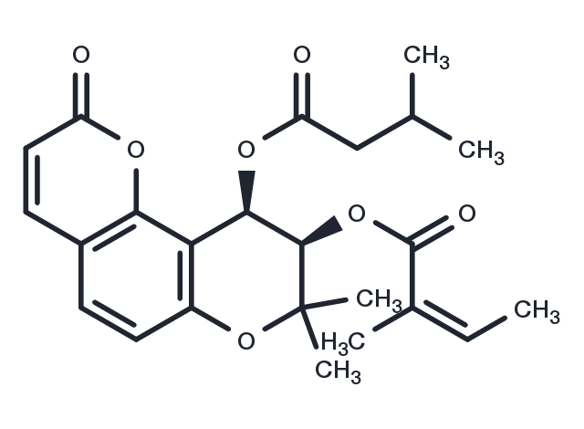 Praeruptorin C Chemical Structure