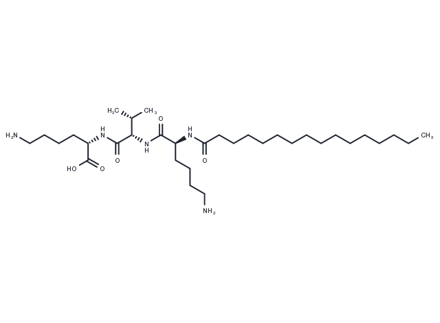 Palmitoyl tripeptide-5 Chemical Structure