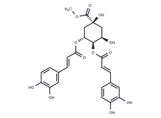3,4-Di-O-caffeoylquinic acid methyl ester Chemical Structure