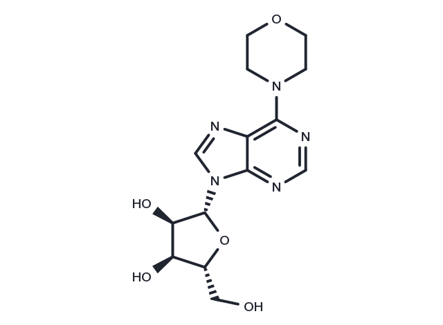 6-(4-Morpholino)-9-(beta-D-ribofuranosyl)-9H-purine Chemical Structure