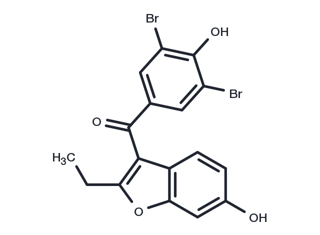 6-Hydroxybenzbromarone Chemical Structure