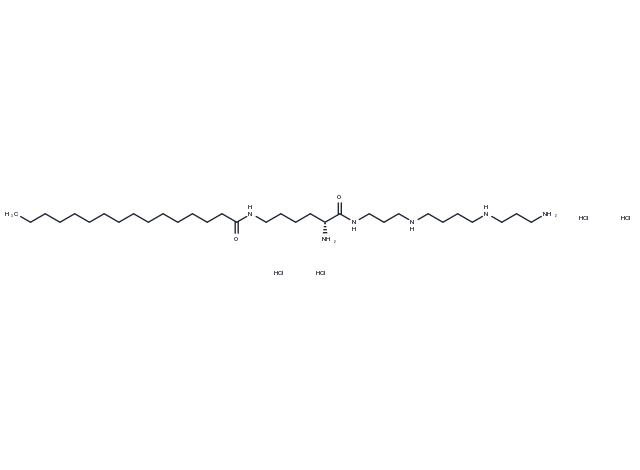 AMXT-1501 tetrahydrochloride Chemical Structure