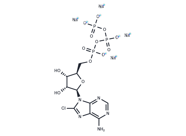 8-Chloroadenosine-5'-triphosphate sodium Chemical Structure