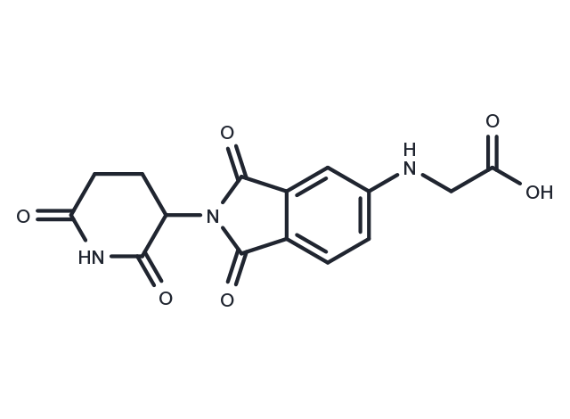 Thalidomide-5-NH2-CH2-COOH Chemical Structure
