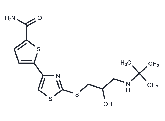 Arotinolol Chemical Structure