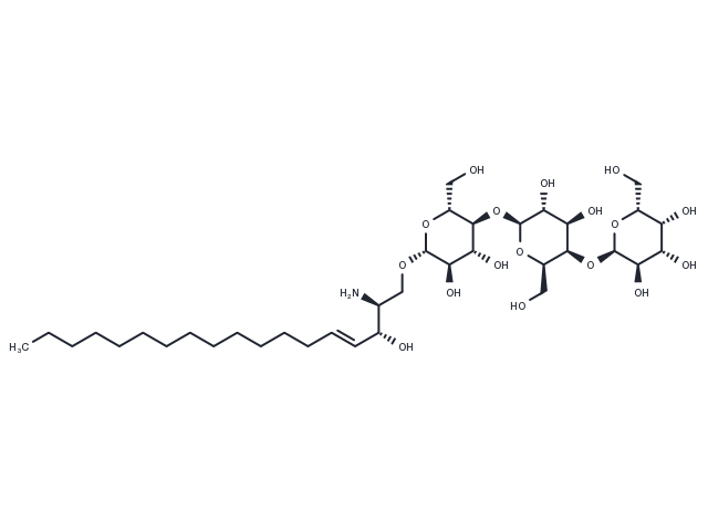 Lyso-Globotriaosylceramide (d18:1) Chemical Structure