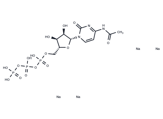 N4-Acetylcytidine triphosphate sodium Chemical Structure